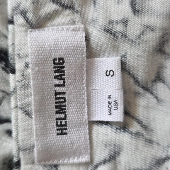 Helmut Lang Black & White Faux Wrap Skirt. Size Small - Picture 8 of 10